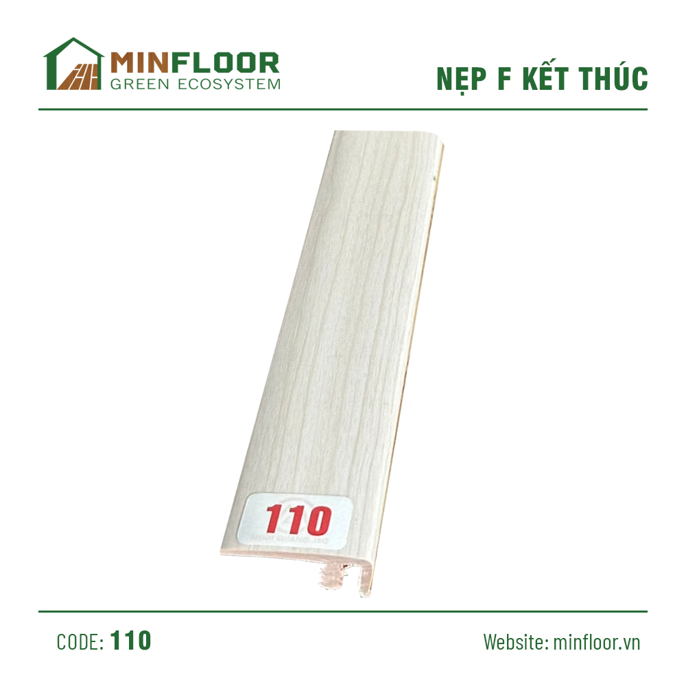 Nẹp Nhựa Chữ F Nẹp Kết Thúc - 110