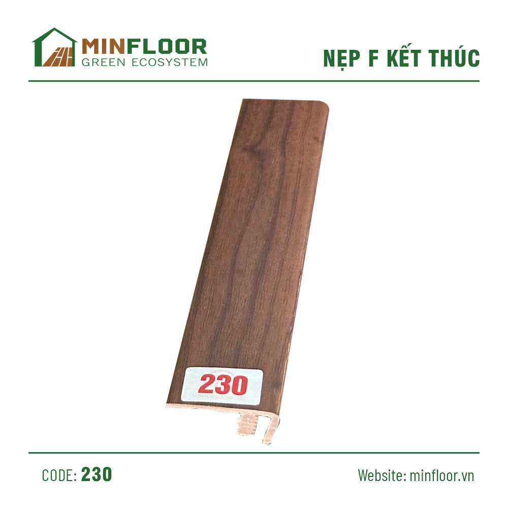 Nẹp Nhựa Chữ F Nẹp Kết Thúc - 230